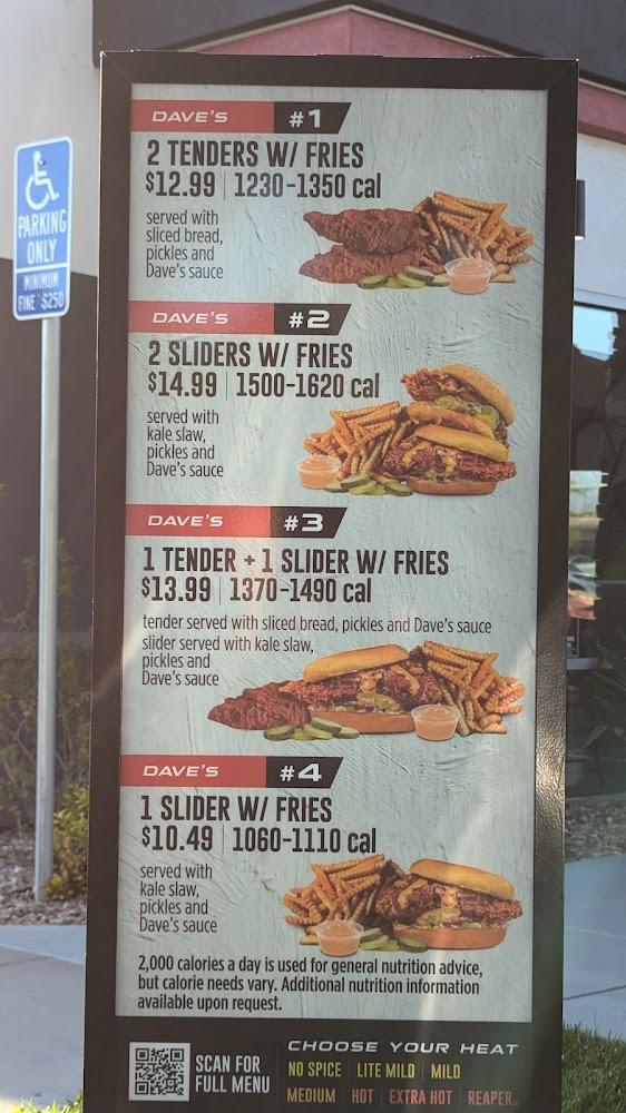 Dave's Hot Chicken Menu image 4